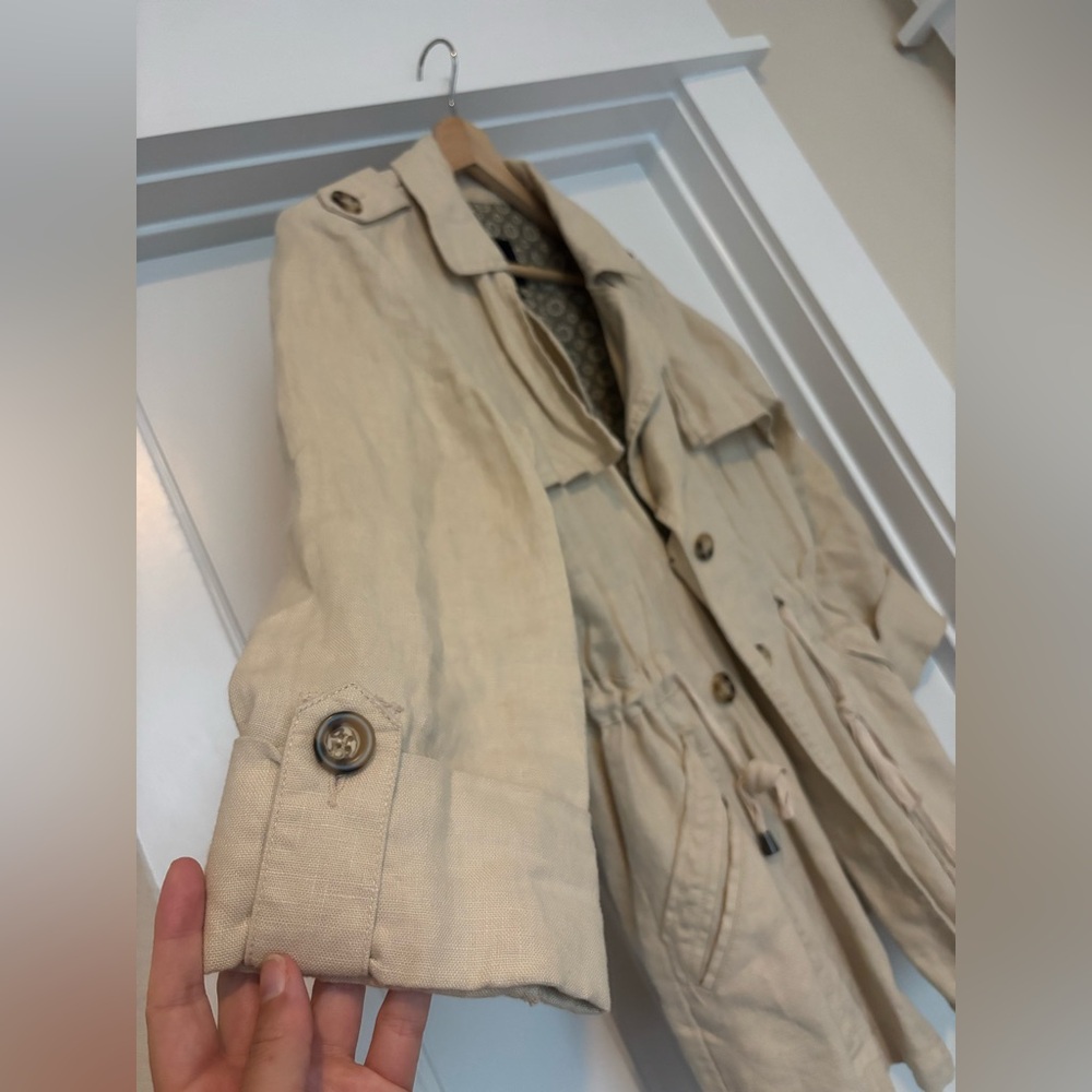 SOLD - Sanctuary Cream lightweight Trench Coat